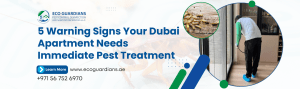 Read more about the article 5 Warning Signs Your Dubai Apartment Needs Immediate Pest Treatment
